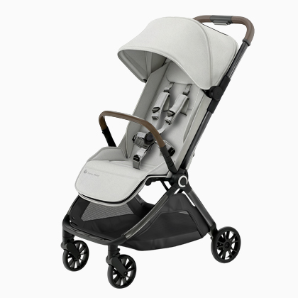 Gray color baby stroller